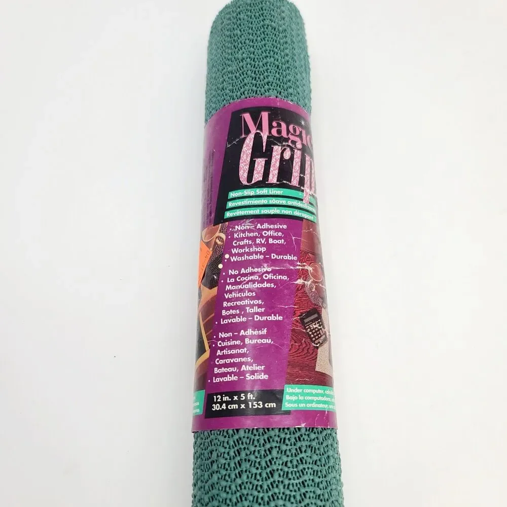 VALUE BUNDLE: VTG Shelf Liner Magic Cover Grip Natural NOS + Hunter Green (Part)